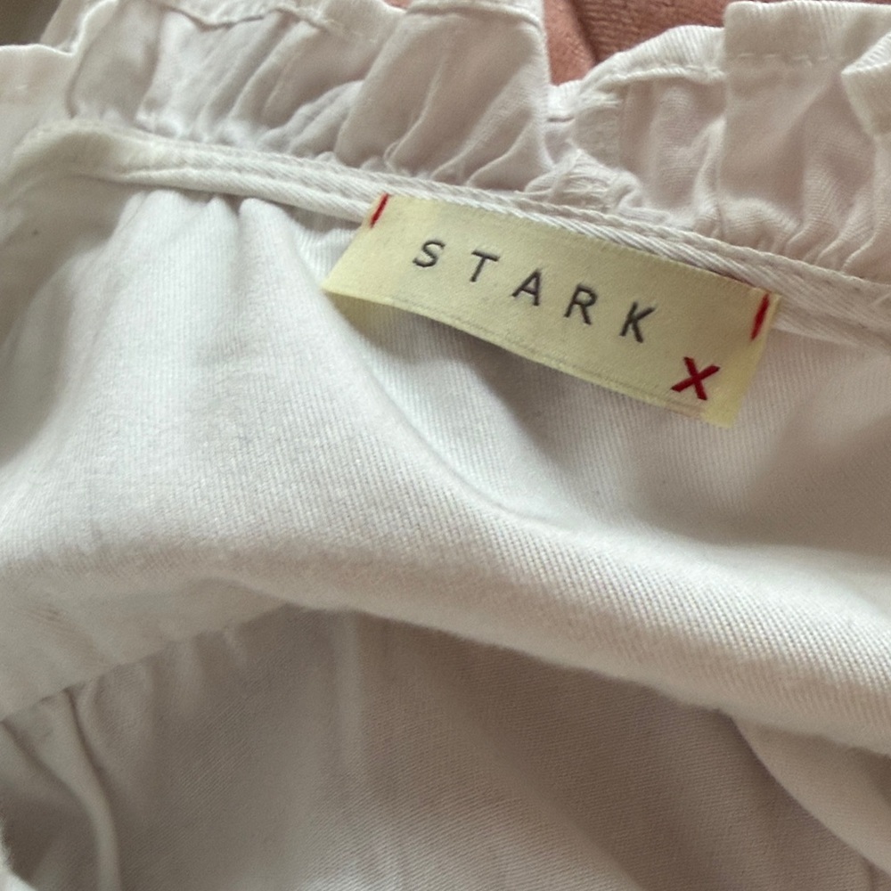 Stark X White Sleeveless Ruffle Dress Size Medium - Picture 7 of 9